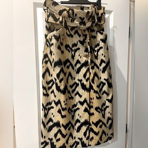 Ulla Johnson Leopard Print midi skirt NWT